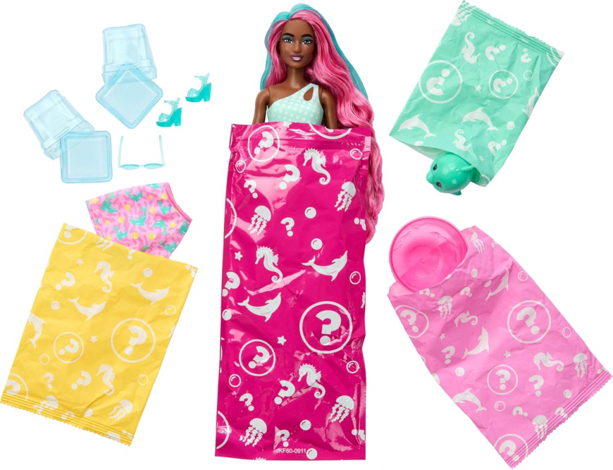 Barbie Pop Reveal Sea Slushy Series doll Dolphin JKF60