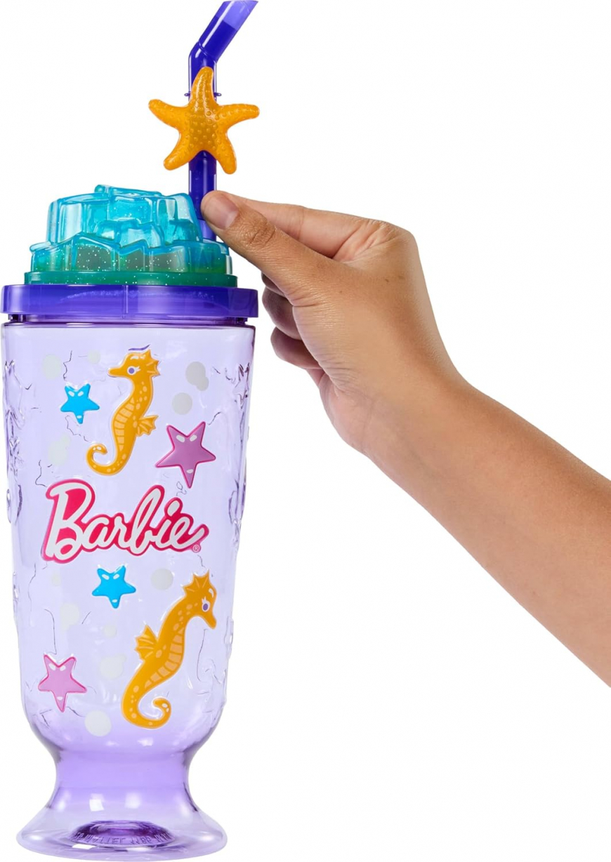 Barbie Pop Reveal Sea Slushy Series doll Sea Horse JKF61