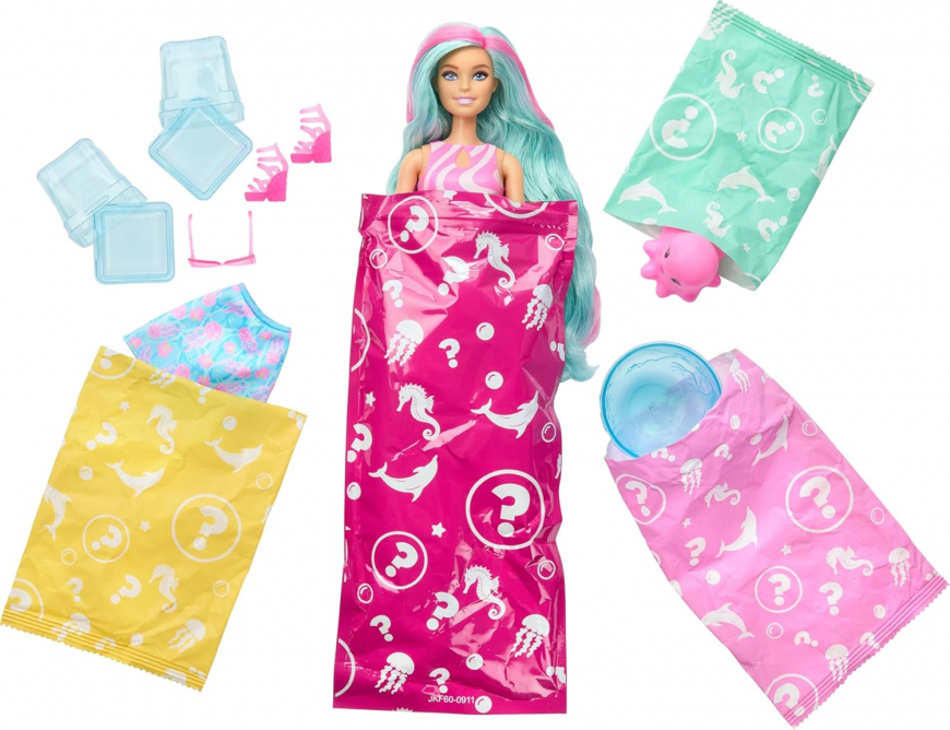 Barbie Pop Reveal Sea Slushy Series doll Jellyfish JKF62