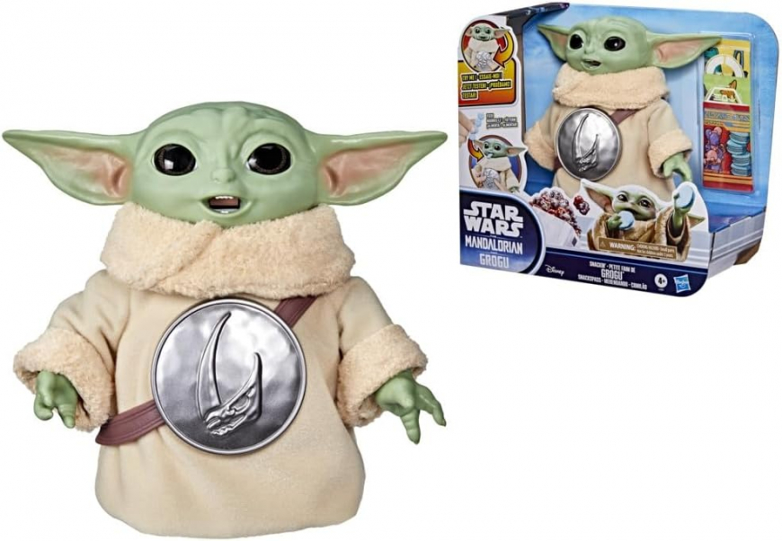 Star Wars Snackin' Grogu Action Figure from Hasbro - The Mandalorian & Grogu