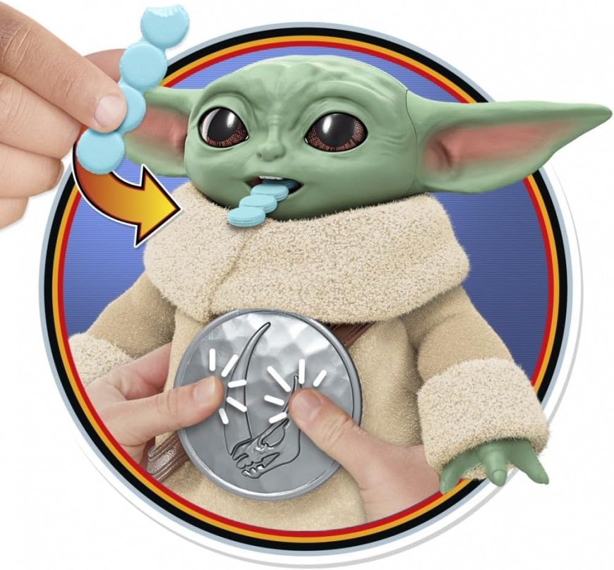 Star Wars Snackin' Grogu Action Figure from Hasbro - The Mandalorian & Grogu