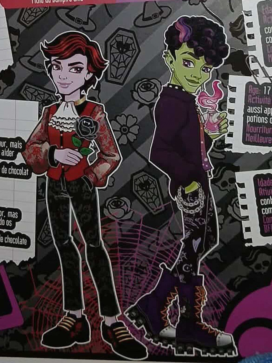 Monster High Skullector Pride 2026 2-pack Kieran Valentine and Spelldon Cauldronello dolls first look