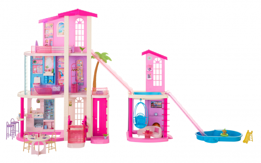 Barbie Customizable Dreamhouse Doll House with Accessories