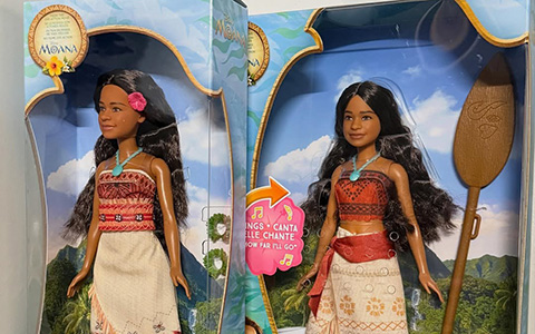 Moana Live Action Movie dolls from Mattel