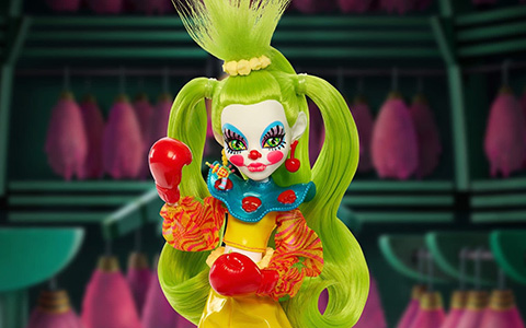 Monster High Skullector Killer Klowns from Outer Space Shorty doll