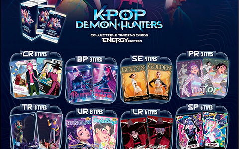 KPop Demon Hunters Collectible Trading Cards from KAYOU