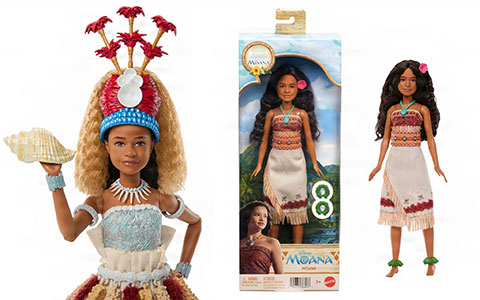 Moana Live Action Movie dolls from Mattel