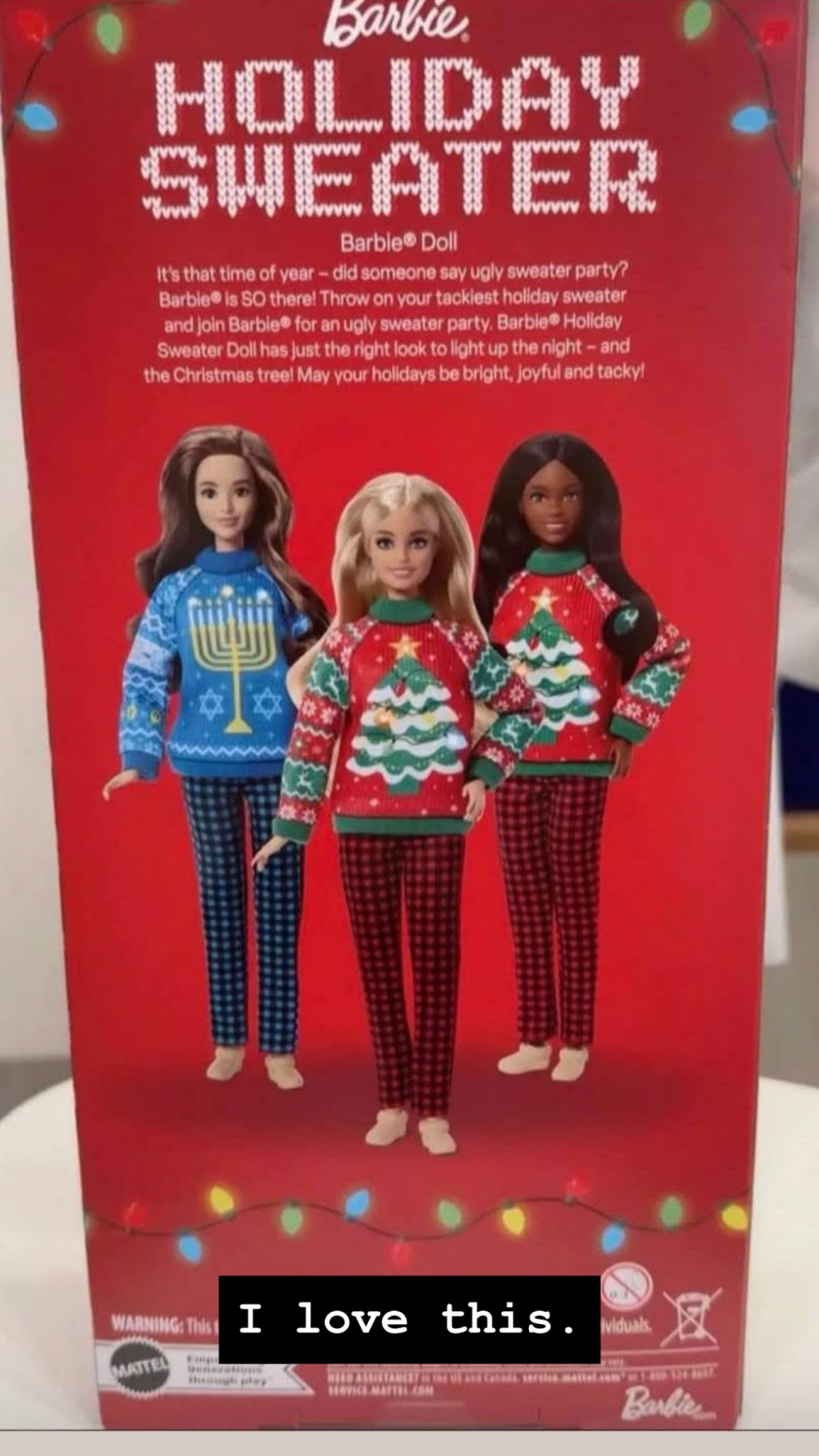 Barbie Signature Holiday Sweaters dolls 2026 first look
