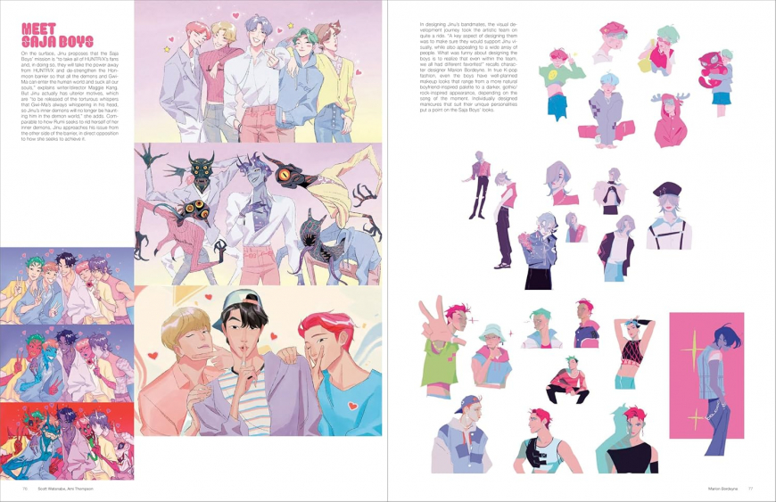 The Art of KPop Demon Hunters: Platinum Edition book
