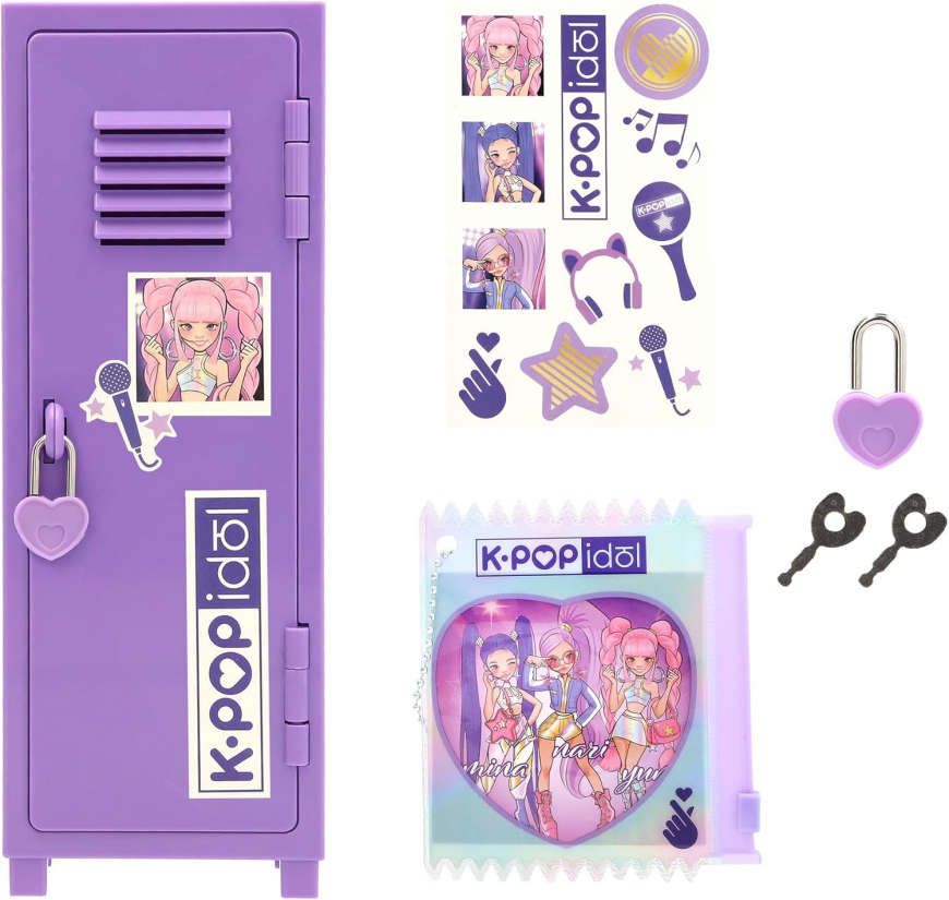 K-Pop Idol Mini Locker Playset
