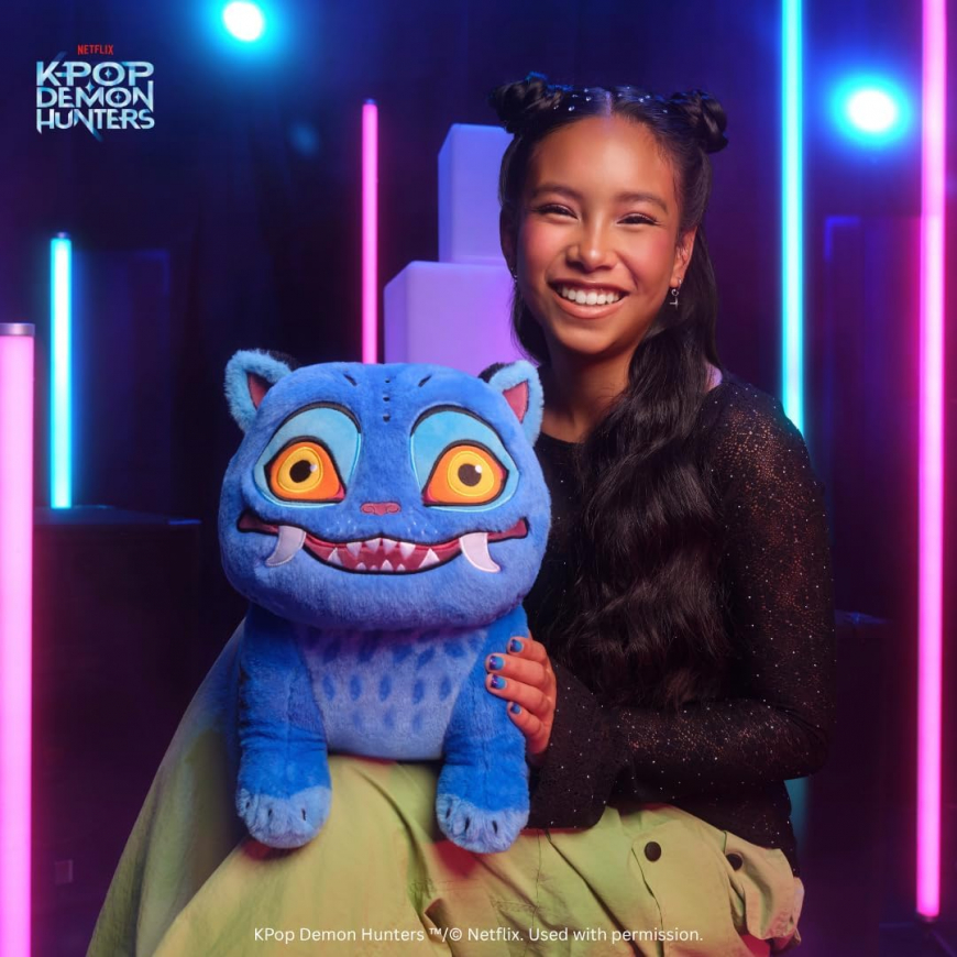 Kpop Demon Hunters 12-inch plush Derpy Tiger