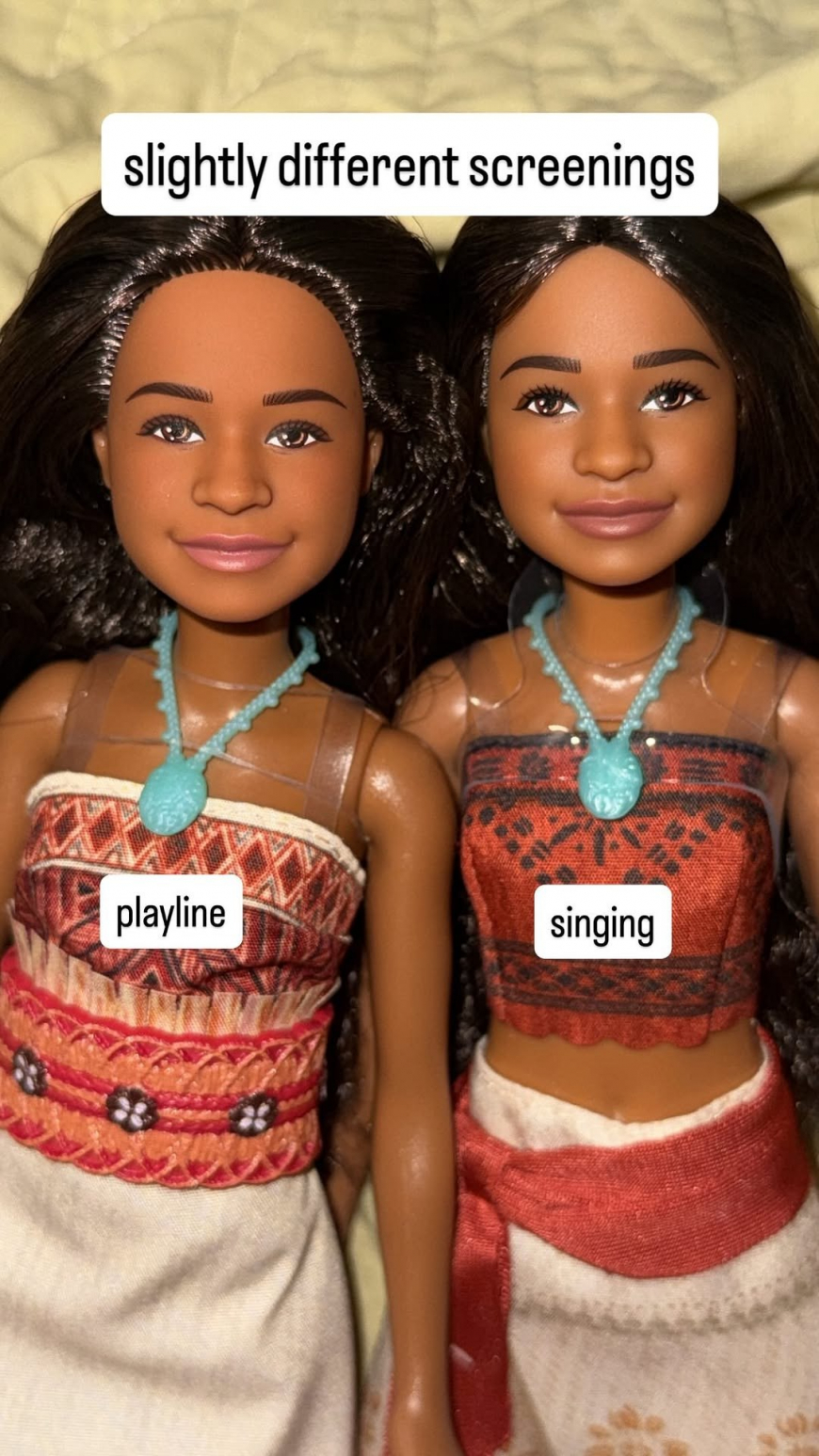 Moana Live Action Movie dolls from Mattel