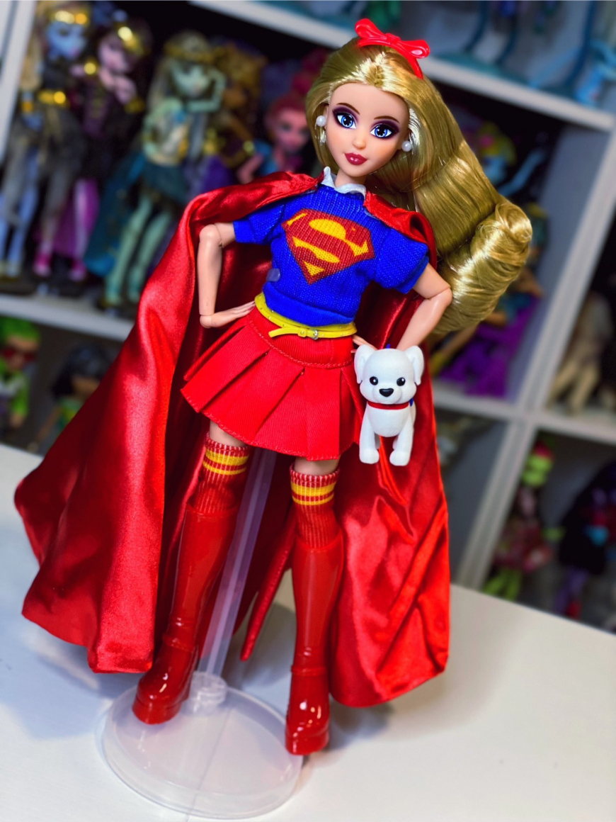 DC Fashion Dolls collection from JAKKS Pacific Harley Quinn, Poison Ivy, Catwoman, and Supergirl