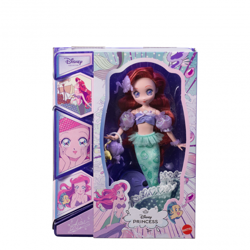 Disney Princess Disney Collector Princess Mermaid Ariel Manga Anime Doll box