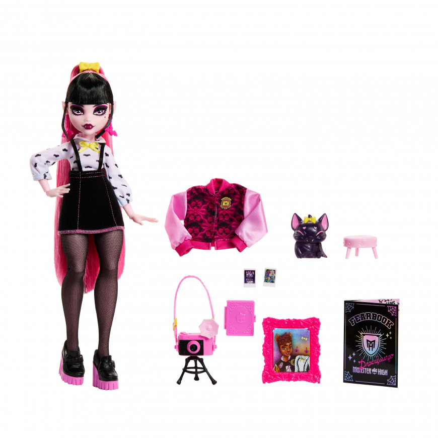 Monster High Fearbook Draculaura doll 2026 JML43