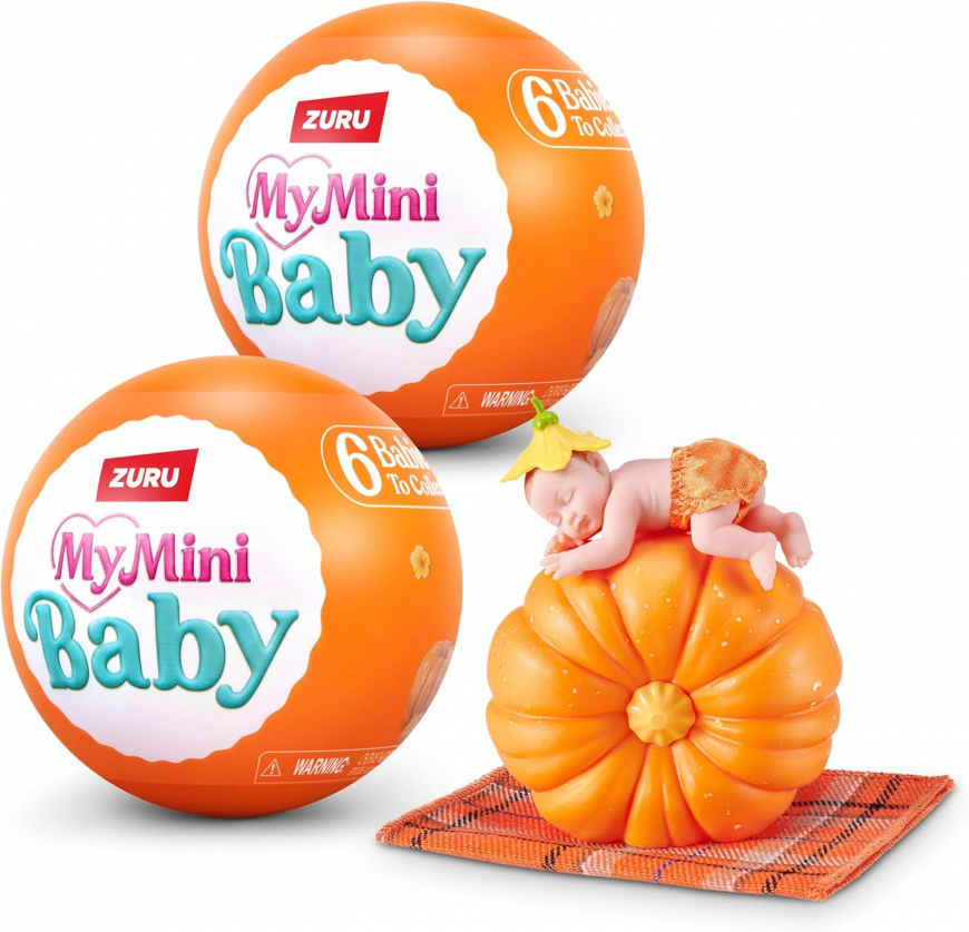 My Mini Baby Pumpkin Patch Series 1 dolls by Zuru