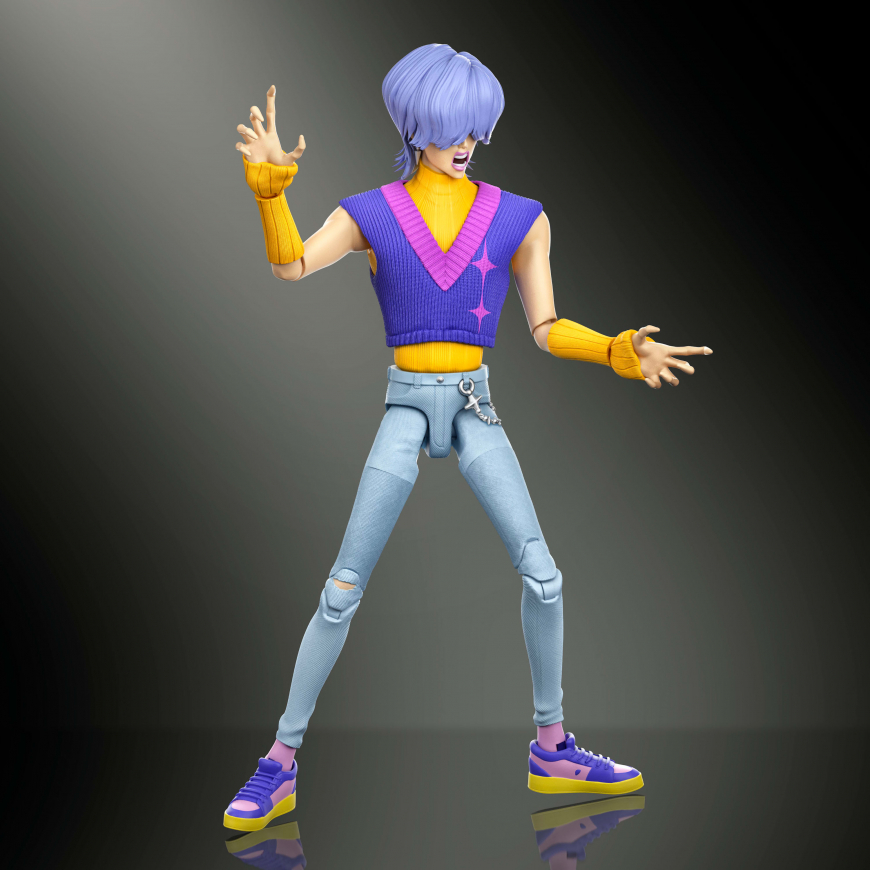 Mattel logo Mattel KPop Demon Hunters Saja Boys Mystery 6.7-inch Action Figure