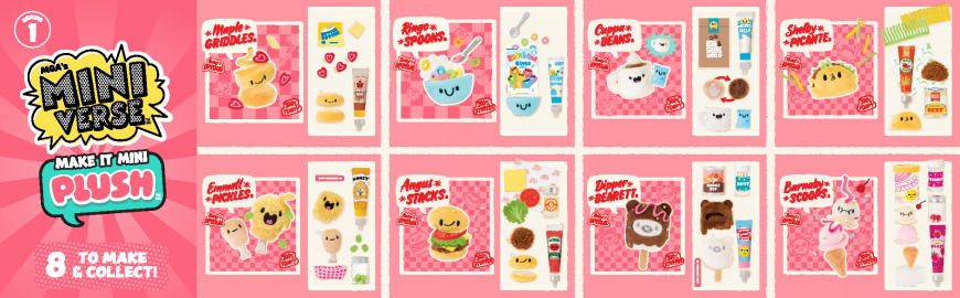 MGA's Miniverse Make It Mini Plush checklist