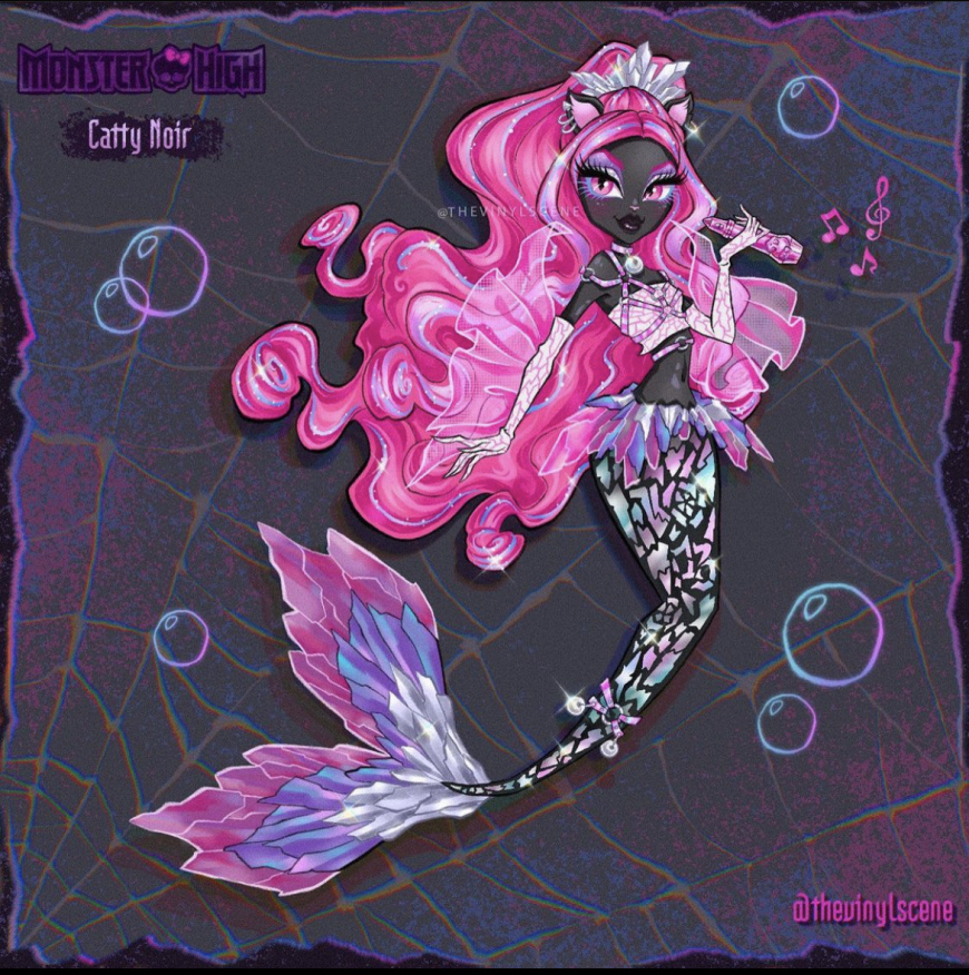 Monster High mermaids art pictures