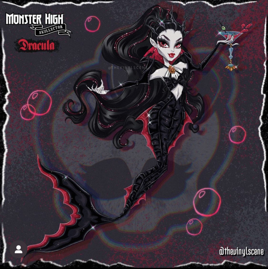 Monster High mermaids art pictures