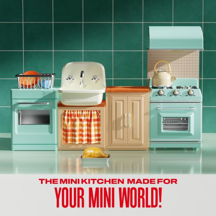 Mini Brands Really Works Magic Cook Kitchen Playset