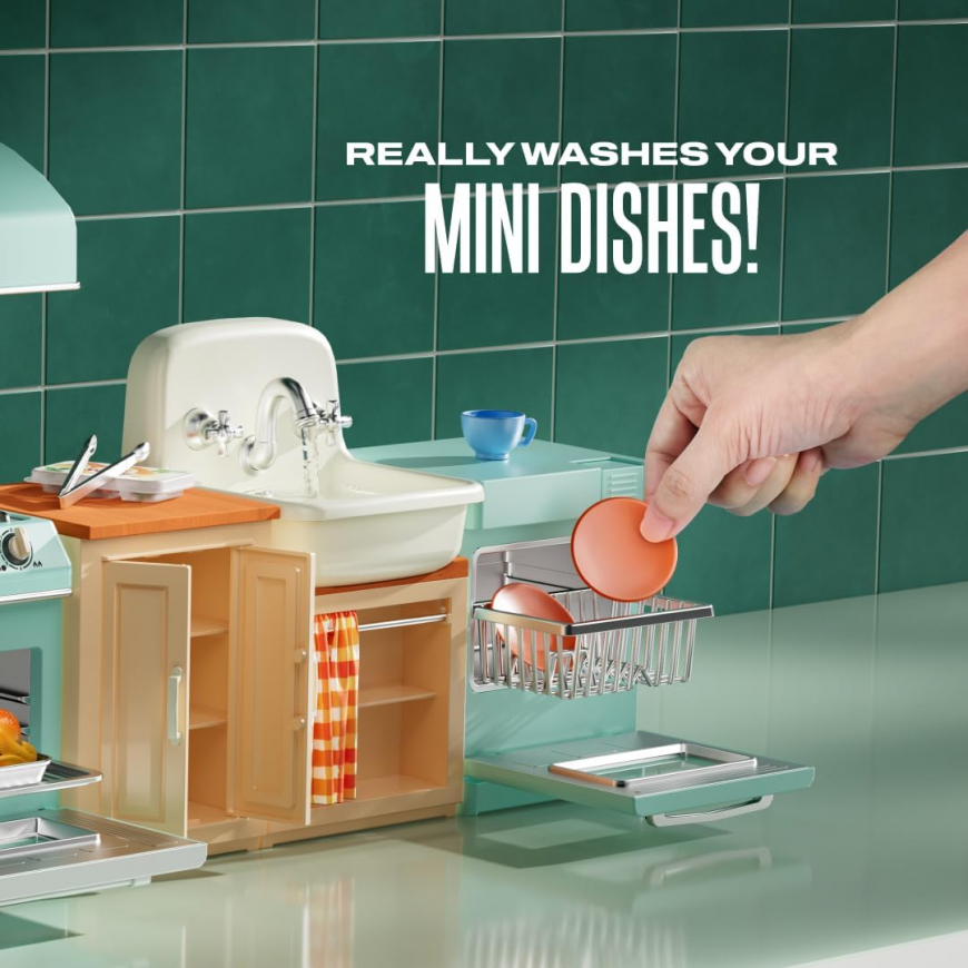 Mini Brands Really Works Magic Cook Kitchen Playset