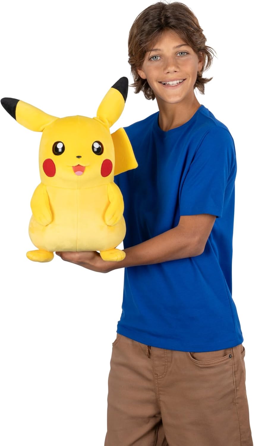 Pokemon Pikachu Puppetronic by RealFX - 16-Inch Interactive Plush with 120 Animations of Movement