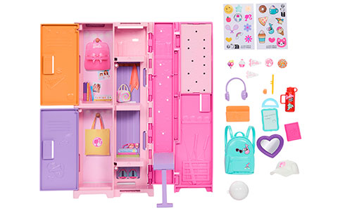 Barbie World School Locker Set