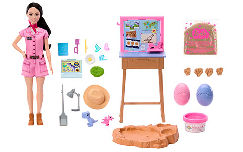 Barbie Careers STEM Paleontologist doll