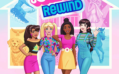 Barbie Rewind - DreamHouse decoration and classic Barbie games collection