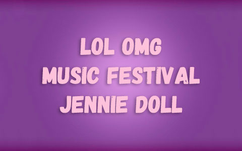 LOL OMG Music Festival Jennie doll