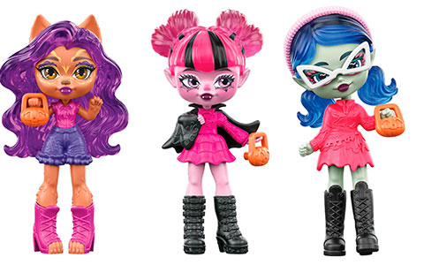 Monster High Little Frights Halloween Mini Dolls