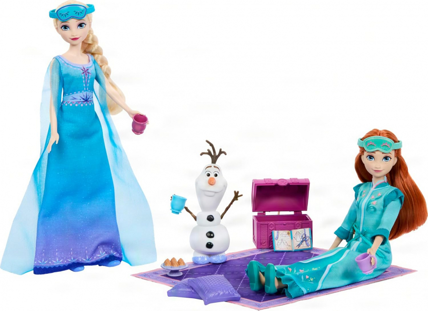 Mattel Disney Frozen Slumber Sister dolls