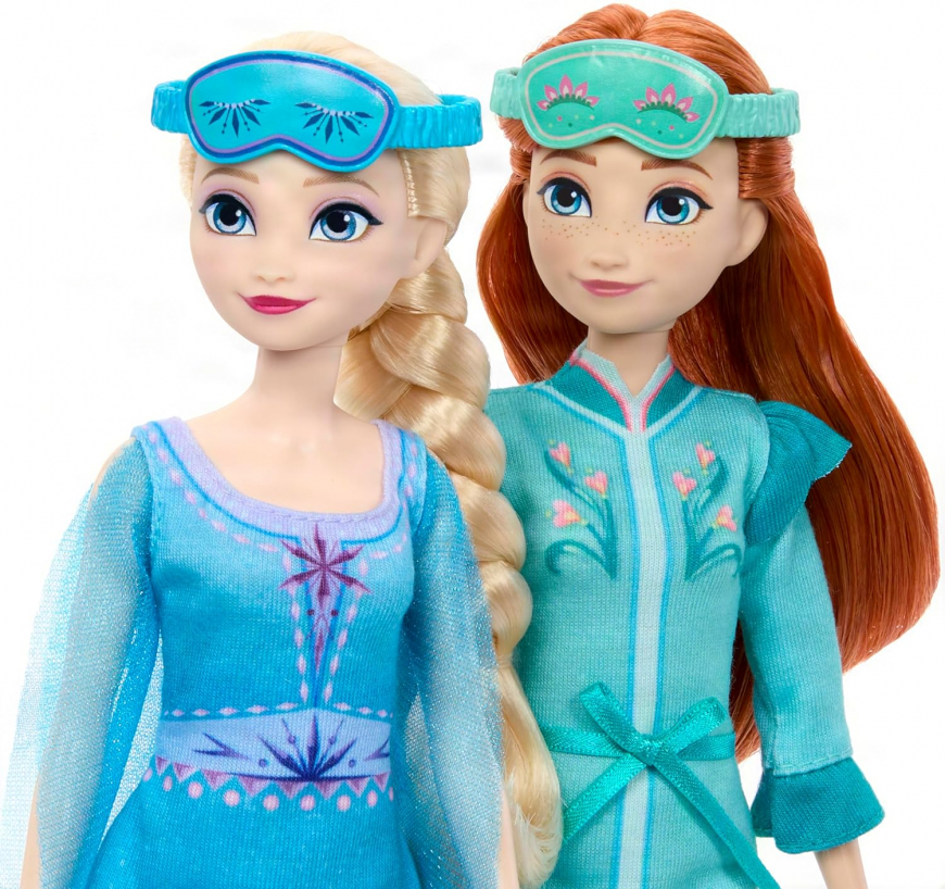 Mattel Disney Frozen Slumber Sister dolls