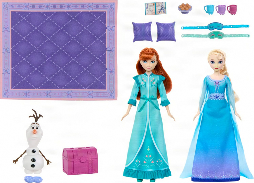 Mattel Disney Frozen Slumber Sister dolls