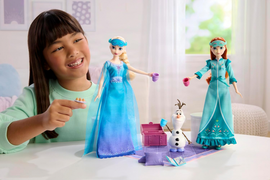 Mattel Disney Frozen Slumber Sister dolls