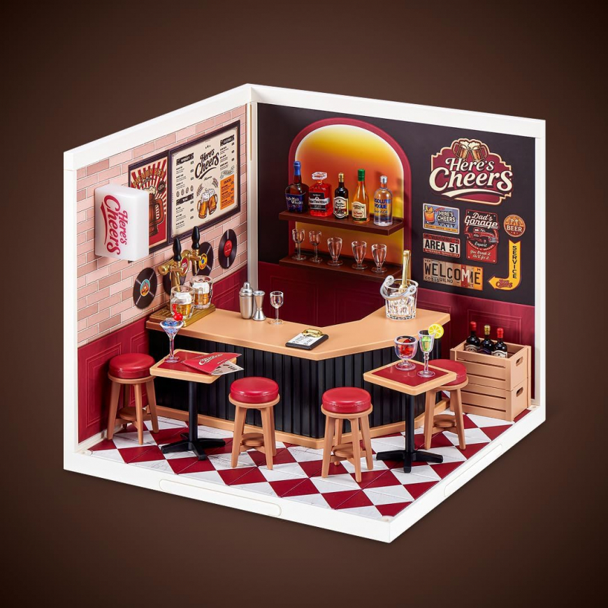 Mini Brands Mini Spaces Here’s Cheers Bar By ZURU