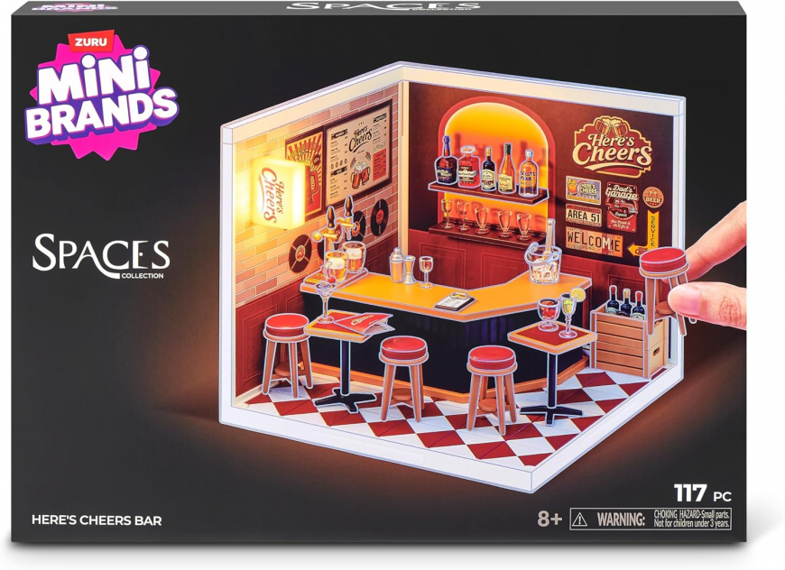 Mini Brands Mini Spaces Here’s Cheers Bar By ZURU