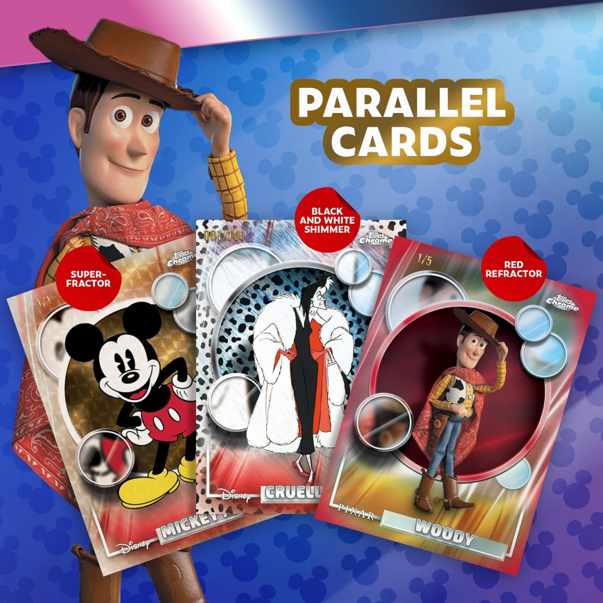 2026 Topps Chrome Disney trading cards
