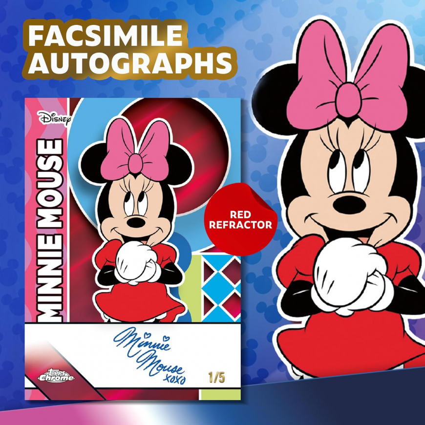 2026 Topps Chrome Disney trading cards