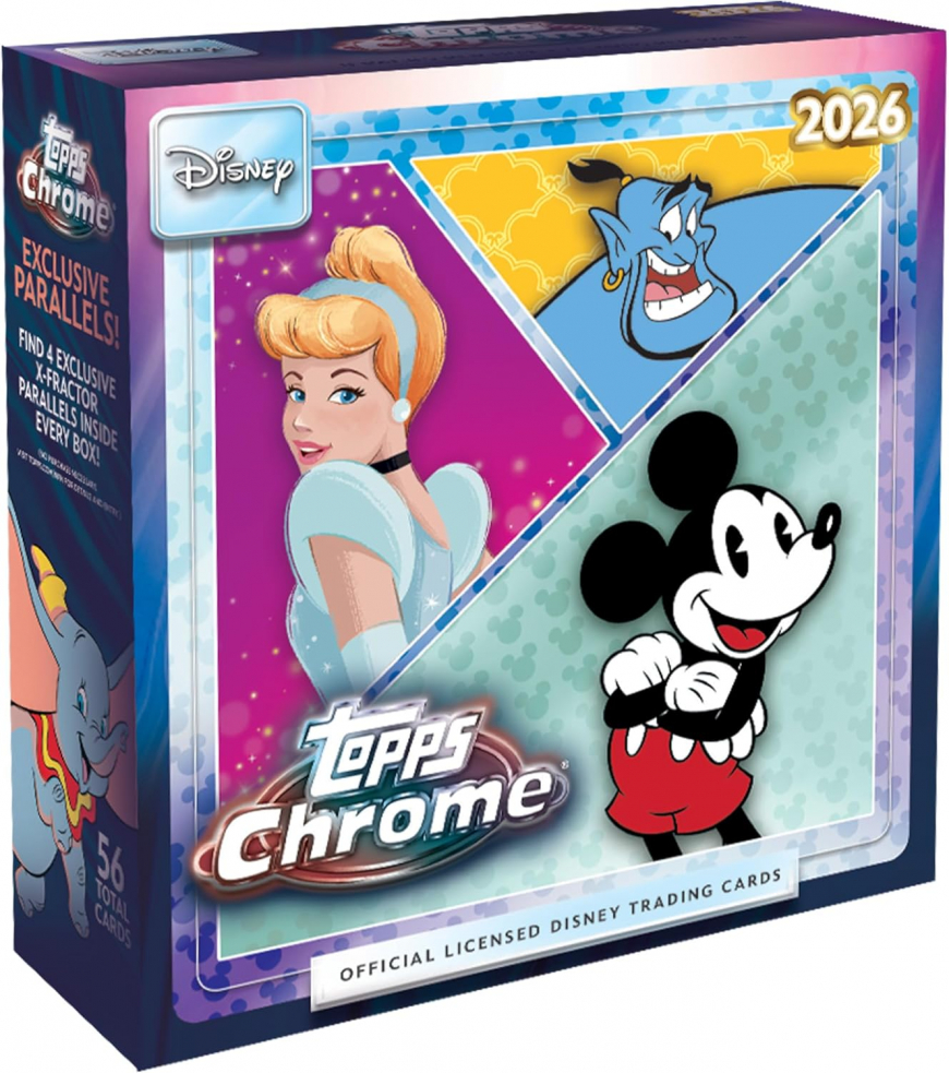 2026 Topps Chrome Disney trading cards
