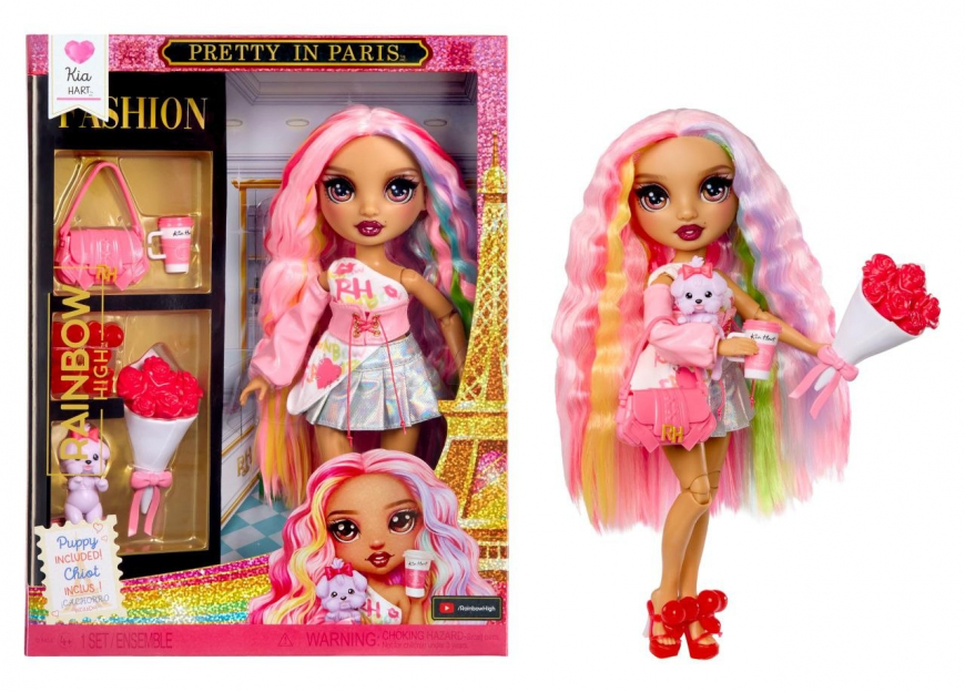 Rainbow High Kia Hart Pretty in Paris doll
