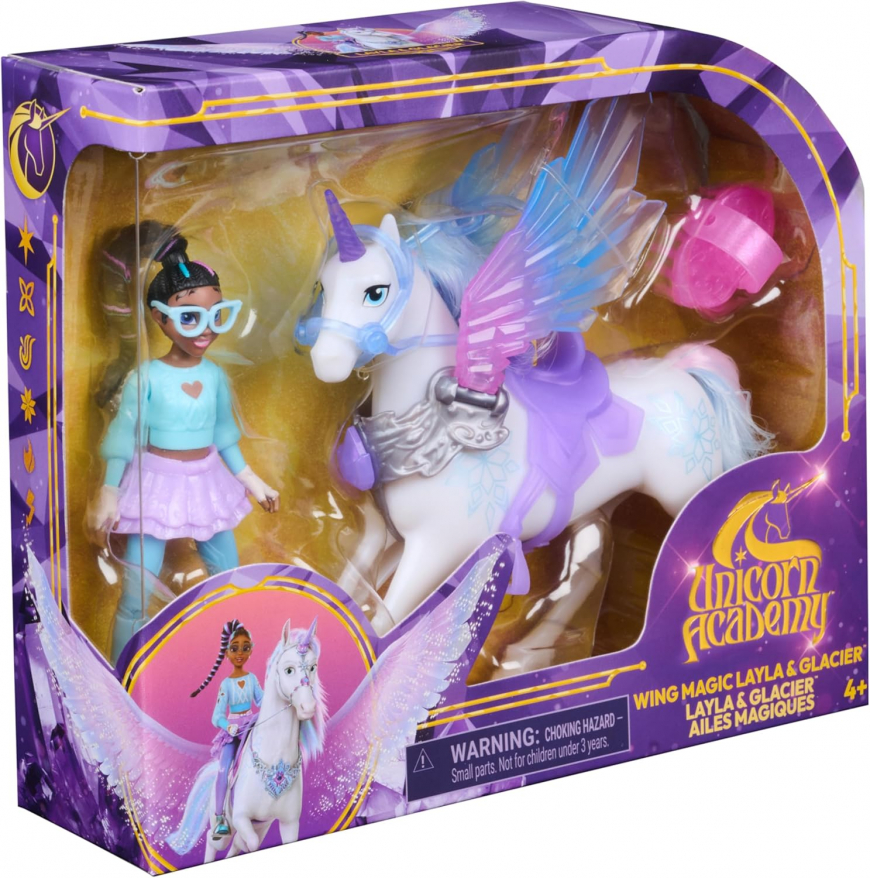 Unicorn Academy Wing Magic Layla & Glacier
