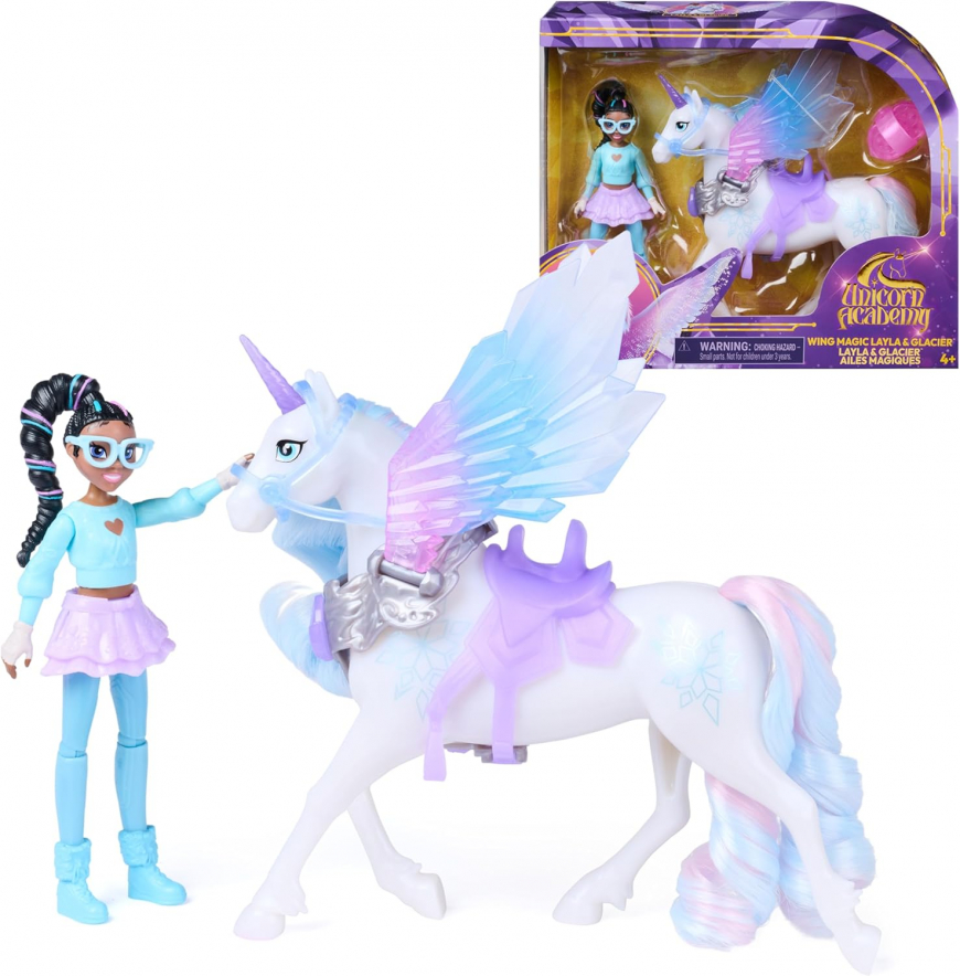 Unicorn Academy Wing Magic Layla & Glacier
