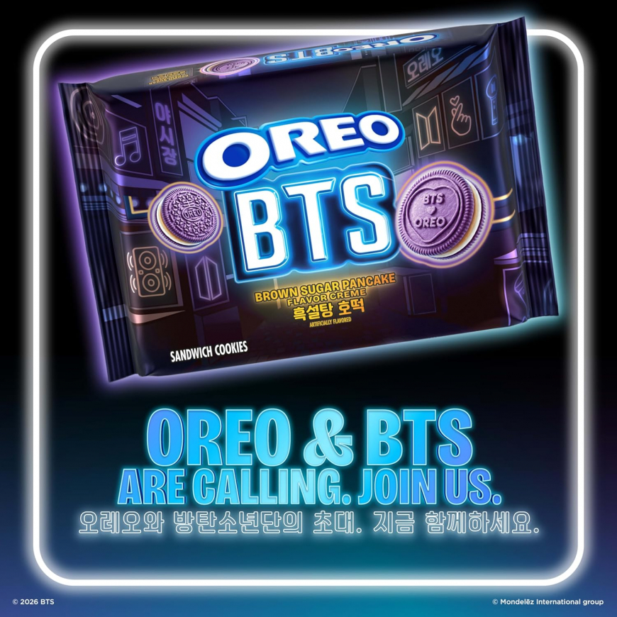 OREO BTS Brown Sugar Pancake Cookies Limited Edition