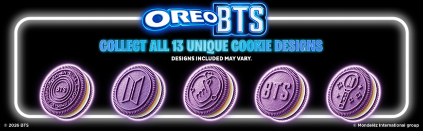 OREO BTS Brown Sugar Pancake Cookies Limited Edition