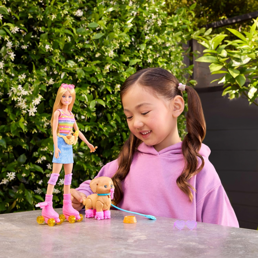 Barbie Pets Barbie Skate 'N Run Pup doll JMJ44 Blonde