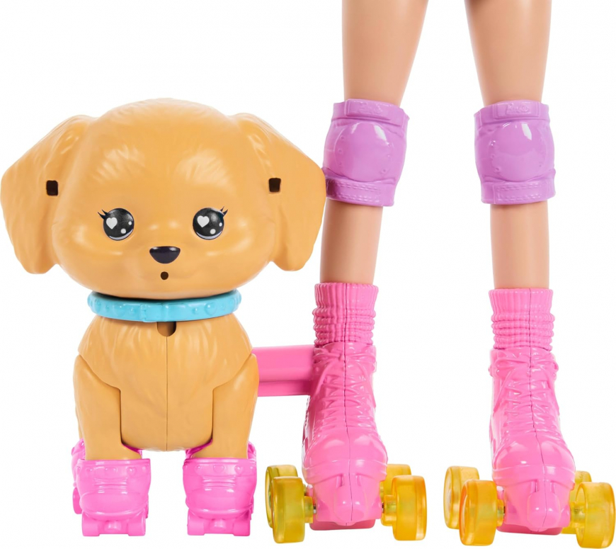 Barbie Pets Barbie Skate 'N Run Pup doll JMJ44 Blonde