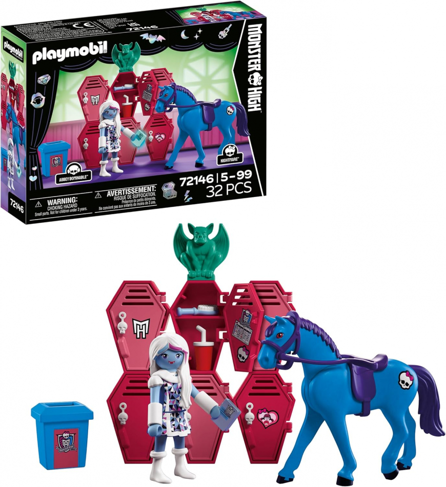 PLAYMOBIL x Monster High Abbey at the lockers