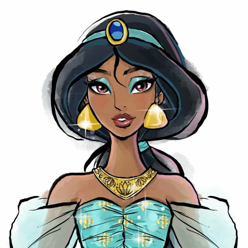 Disney Sparkling Princess Jasmine doll concept